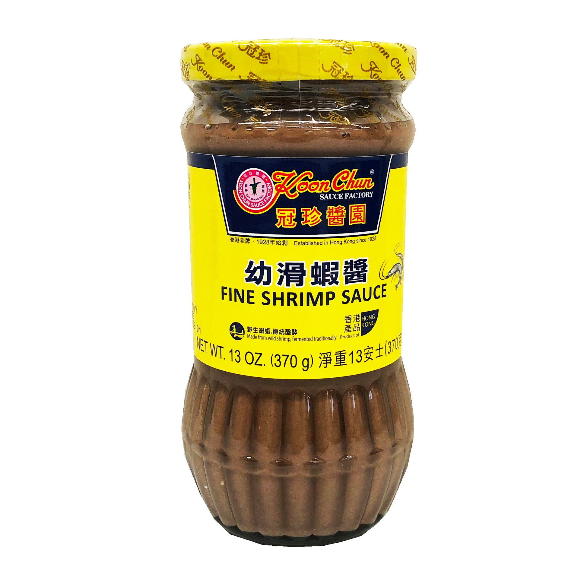 Front graphic image of Koon Chun Fine Shrimp Sauce 13oz