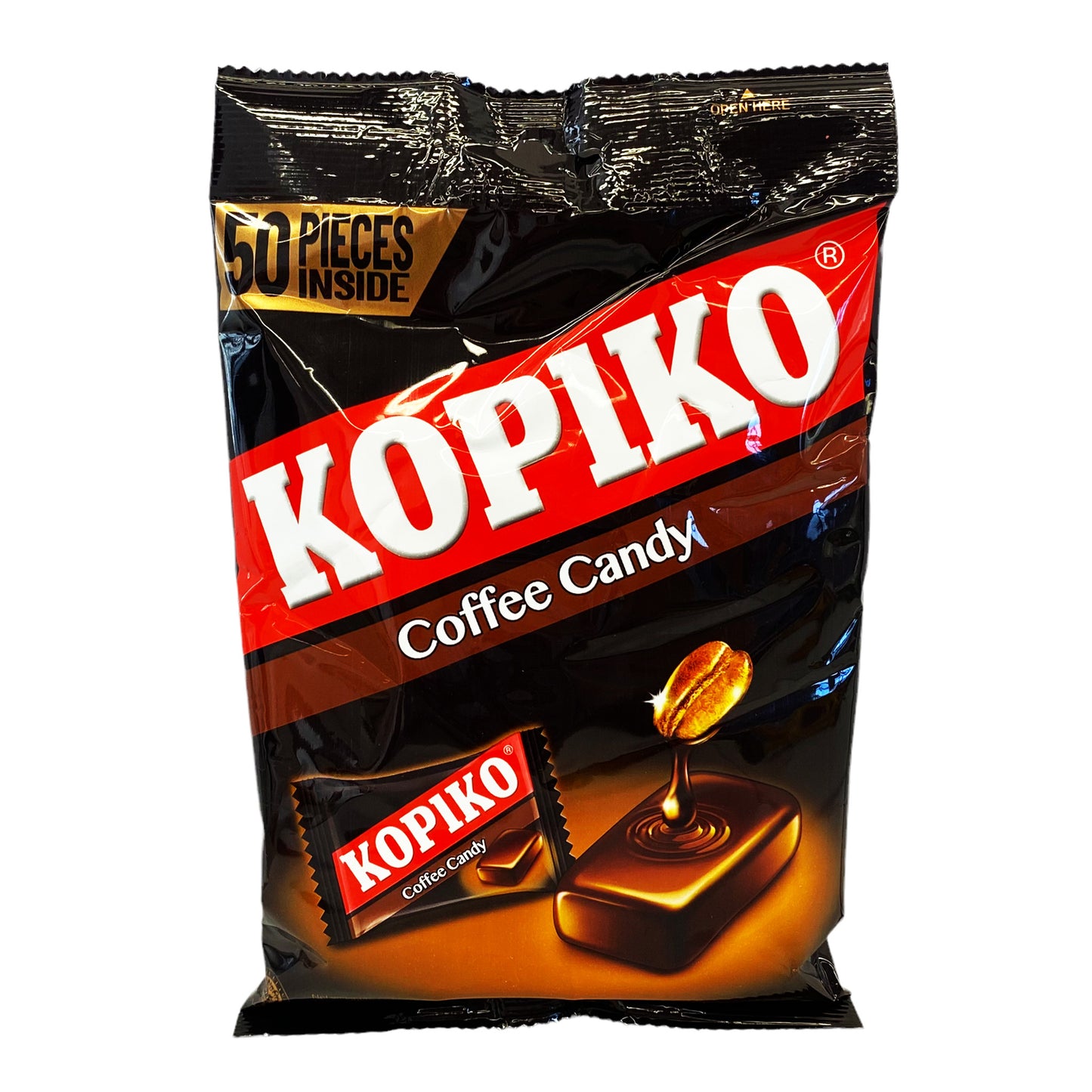 Front graphic image of Front graphic image of Kopiko Coffee Candy 4.23oz