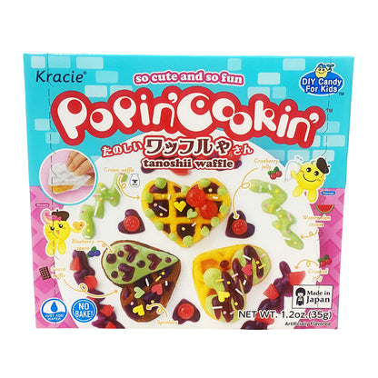 Front graphic image of Kracie Popin' Cookin' Tanoshii Waffle 1.2oz