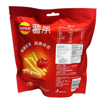 Back graphic image of Lay's Fries - Tomato Flavor 3.17oz (90g)