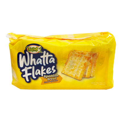 Front graphic image of Lemon Square Whatta Flakes - Spanish Bread 10.6oz