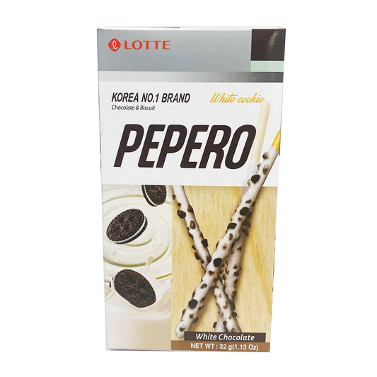 Front graphic image of Lotte Pepero White Cookie Sticks 1.13oz