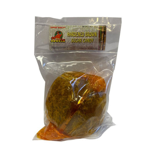 Front graphic image of Lucia Hardened Brown Sugar Candy - Panutsa 17.6oz