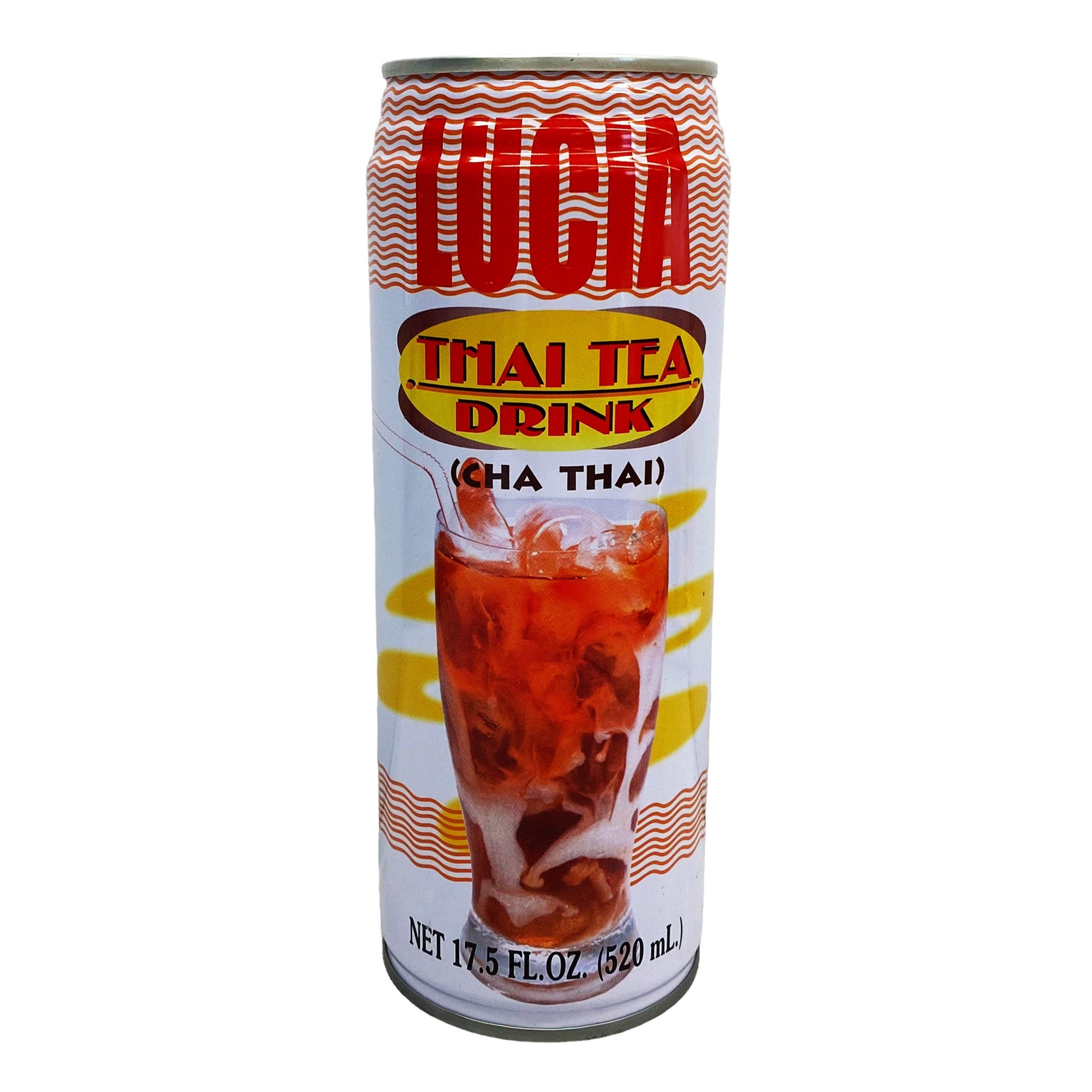 Front graphic image of Lucia Thai Tea Drink - Cha Thai 17.5oz