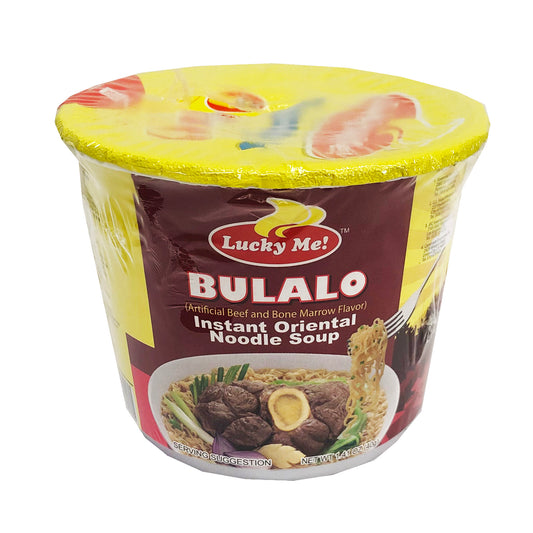 Front graphic image of Lucky Me Instant Cup Noodle Soup Mini - Bulalo 1.41oz