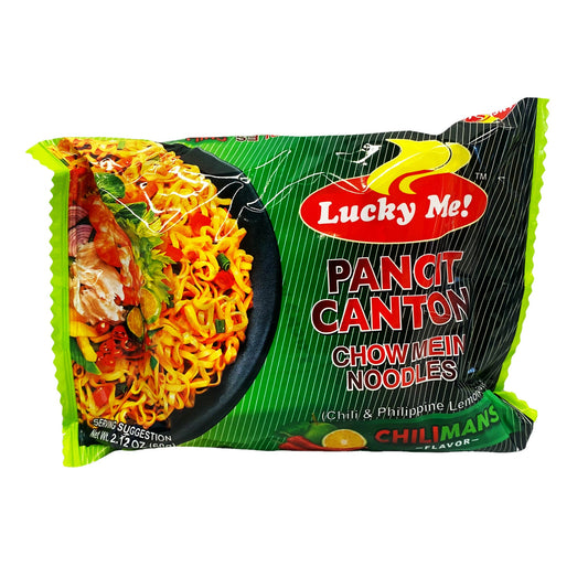 Front graphic image of Lucky Me Pancit Canton - Chilimansi Flavor 2.29oz