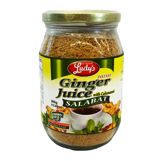 Front graphic image of Ludy's Instant Ginger Juice Salabat With Calamansi 12.69oz
