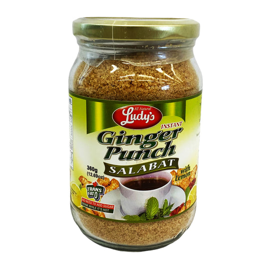 Front graphic image of Ludy's Instant Ginger Punch Salabat With Lemon 12.69oz