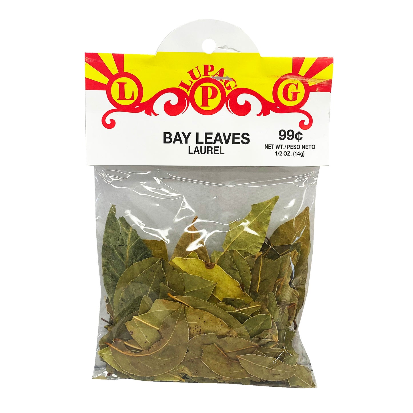 Front graphic image of Lupag Bay Leaves 0.49oz (14g)
