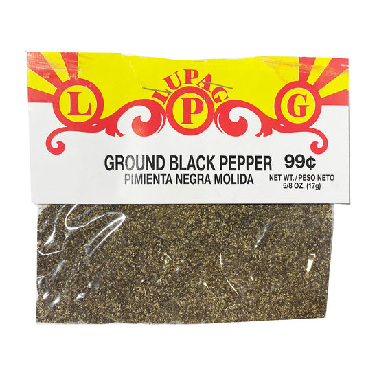 Front graphic image of Lupag Ground Black Pepper 0.59oz (17g)