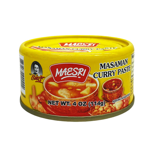 Front graphic image of Maesri Masaman Curry Paste 4oz (114g)