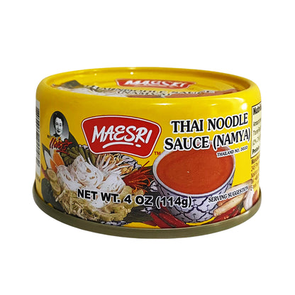 Front graphic image of Maesri Thai Noodle Sauce - Namya 4oz (114g)