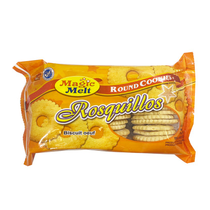 Front graphic image of Magic Melt Rosquillos Round Cookies 6.7oz