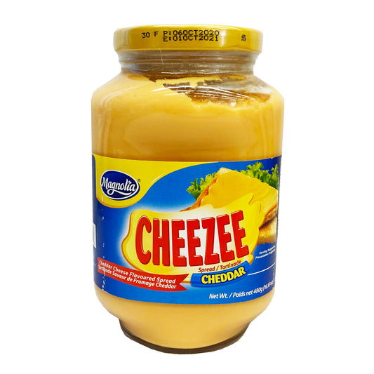 Front graphic image of Magnolia Cheezee Spread Cheddar 16.93oz