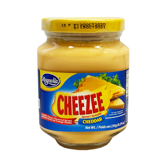 Front graphic image of Magnolia Cheezee Spread Cheddar 8.29oz