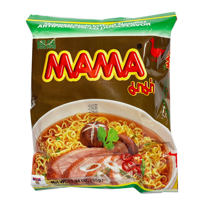 Front graphic image of Mama Oriental Style Noodle Pa Lo Duck Flavor 1.94oz