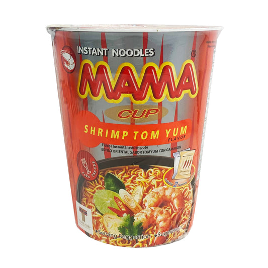 Front graphic image of Mama Oriental Style Shrimp Tom Yum Cup Noodle 2.47oz
