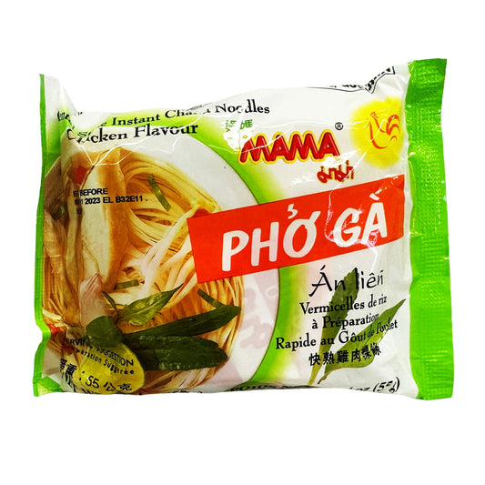 Front graphic image of Mama Pho Ga Instant Rice Noodle - Chicken Flavor 1.94oz