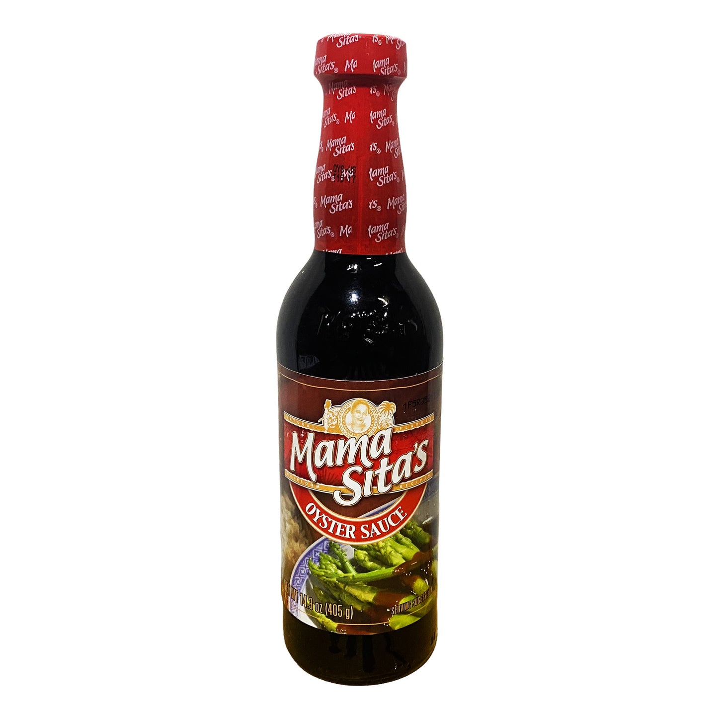 Front graphic image of Mama Sita Oyster Sauce 14.3oz