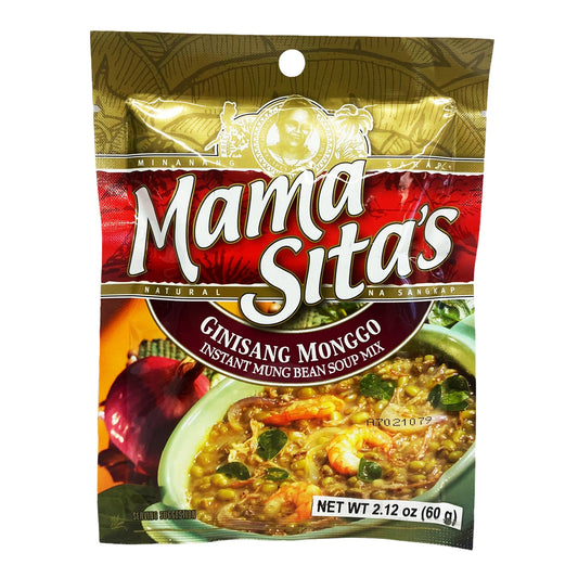 Front graphic image of Mama Sita's Ginisang Monggo Mix 2.12oz