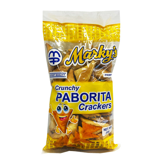 Front graphic image of Marky's Crunchy Crackers - Paborita 7.05oz