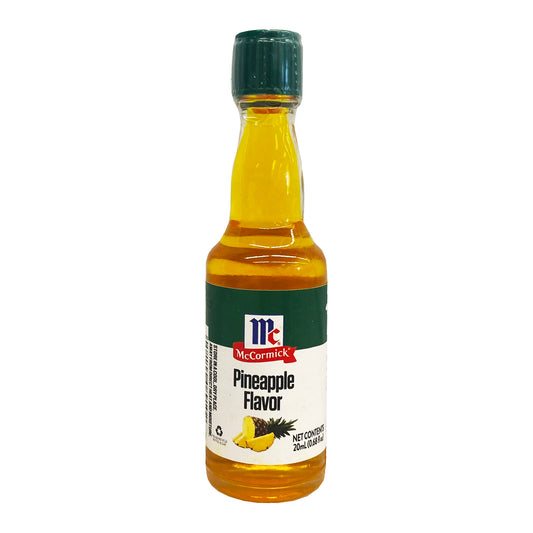 Front graphic image of McCormick Pineapple Flavor Extract 0.6oz