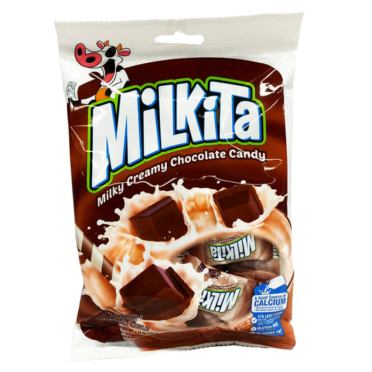 Front graphic image of Milkita Creamy Shake Candy - Chocolate Flavor 4.23oz (120g)