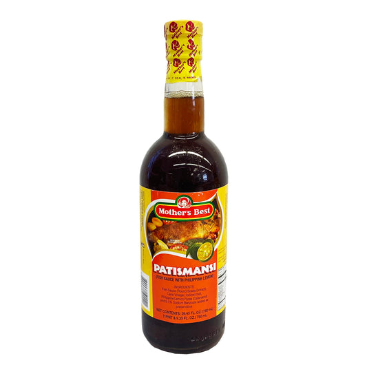 Front graphic image of Mother's Best Fish Sauce With Calamansi - Patismansi 26.45oz