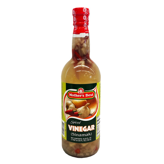 Front graphic image of Mother's Best Spiced Vinegar - Sinamak 25.35oz