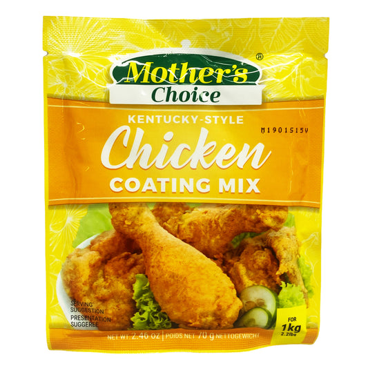 Front graphic image of Mother's Choice Kentucky-Style Chicken Coating Mix 2.46oz (70g)