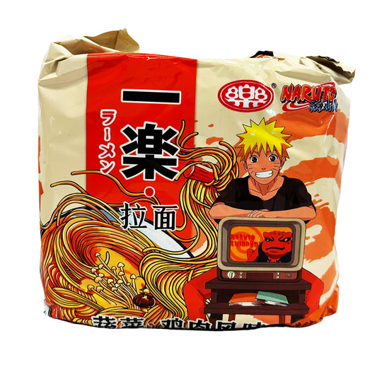Front graphic image of Naruto Ichiraku Ramen - Chicken Flavor 16.22oz (460g)