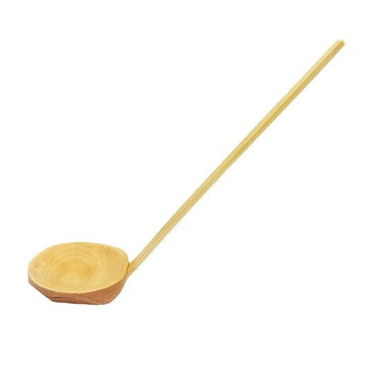 Front graphic image of Natural Wooden Ladle 8.5 Inches