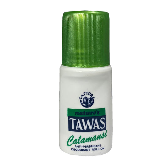 Front graphic view of Nature's Tawas Deodorant Calamansi 1.69oz