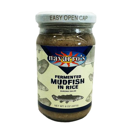 Front graphic image of Navarro's Fermented Mudfish In Rice - Burong Dalag 8oz
