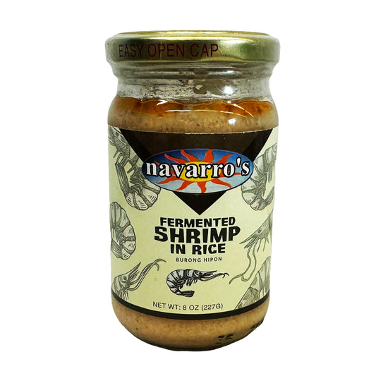 Front graphic image of Navarro's Fermented Shrimp In Rice - Burong Hipon 8oz