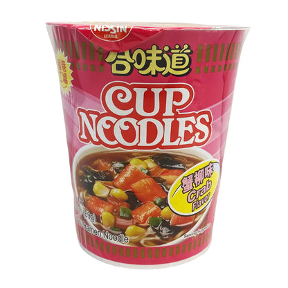 Front graphic image of Nissin Cup Noodles - Crab Flavor 2.43oz (69g) - 日清 合味道 - 蟹柳味 2.43oz (69g)