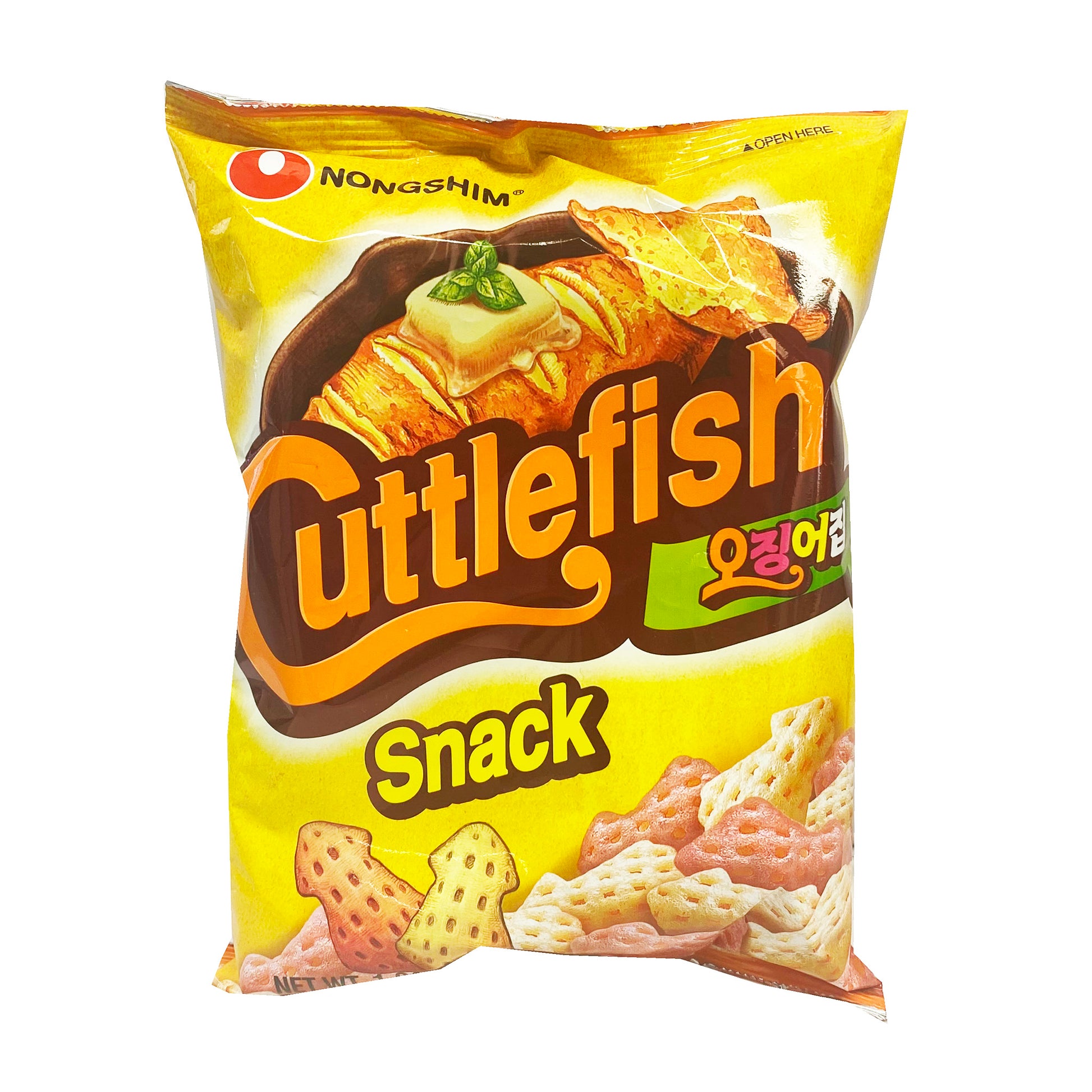 Front graphic image of Nongshim Cuttlefish Snack 1.94oz