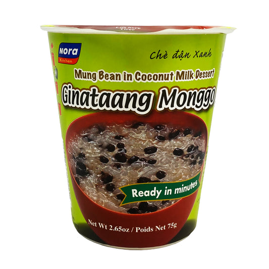 Front graphic view of Nora Kitchen Mung Bean in Coconut Milk - Ginataang Monggo 2.64oz