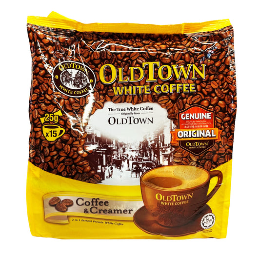 Front graphic image of Old Town 2 In 1 White Coffee - Coffee & Creamer 13.2oz