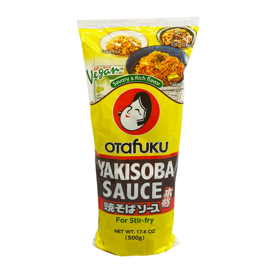 Front graphic image of Otafuku Yakisoba Sauce 17.6oz