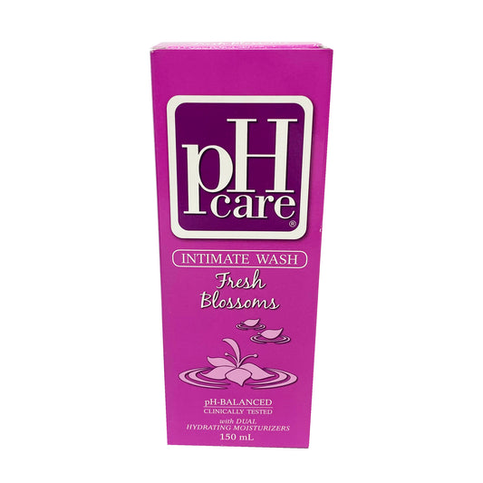 Front graphic view of PH Care Intimate Wash - Fresh Blossom (Purple) 5.07oz
