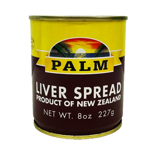 Front graphic image of Palm Liver Spread 8oz