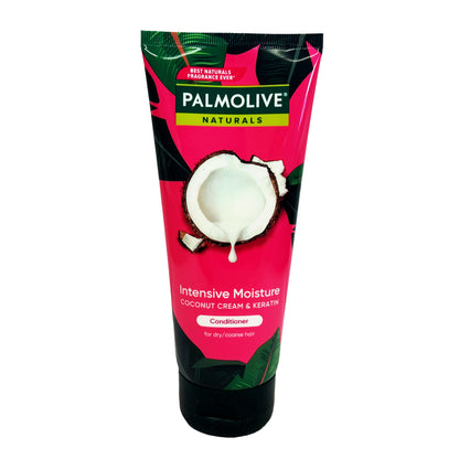 Front graphic image of Palmolive Naturals Intensive Moisture Cream Conditioner (Pink) 6.08oz