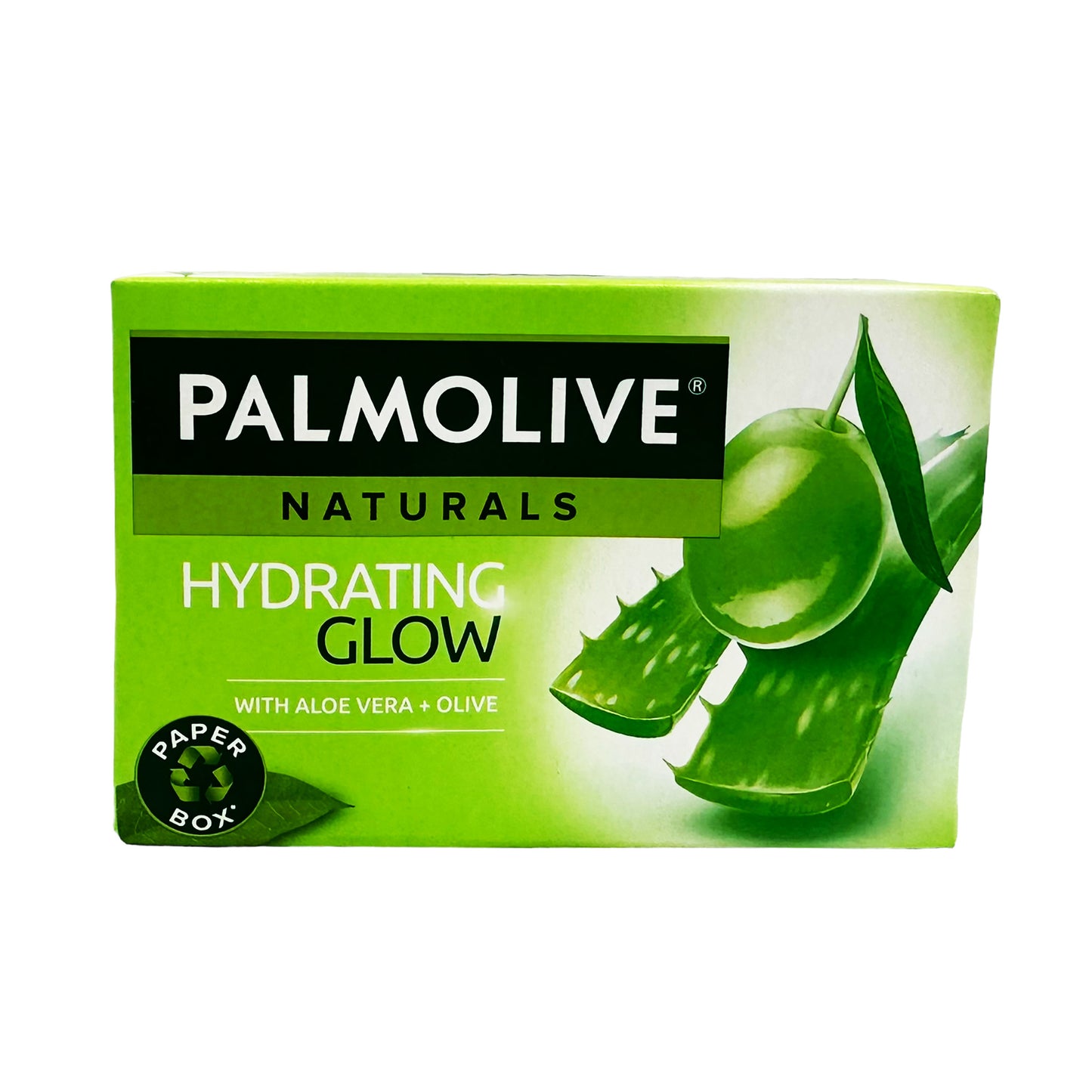 Front graphic image of Palmolive Naturals Soap - Naturals Hydrating Glow With Aloe Vera & Olive 4.05oz (115g)