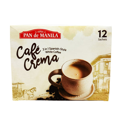 Front graphic image of Pan De Manila Instant Mix - Cafe Crema 13.96oz