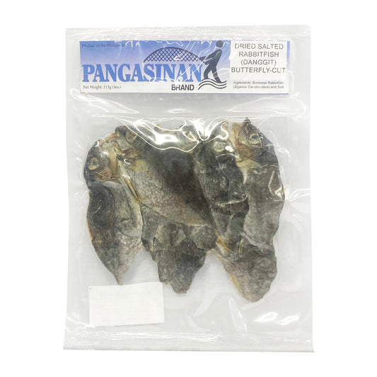 Front graphic image of Pangasinan Dried Salted Rabbitfish - Danggit 4oz
