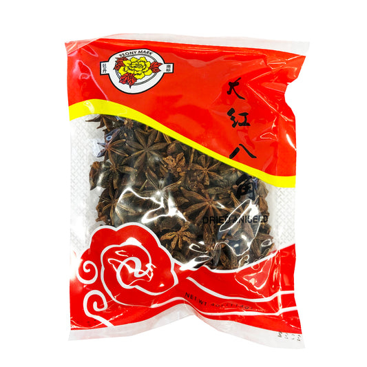 Front graphic image of Peony Dried Aniseed 4oz