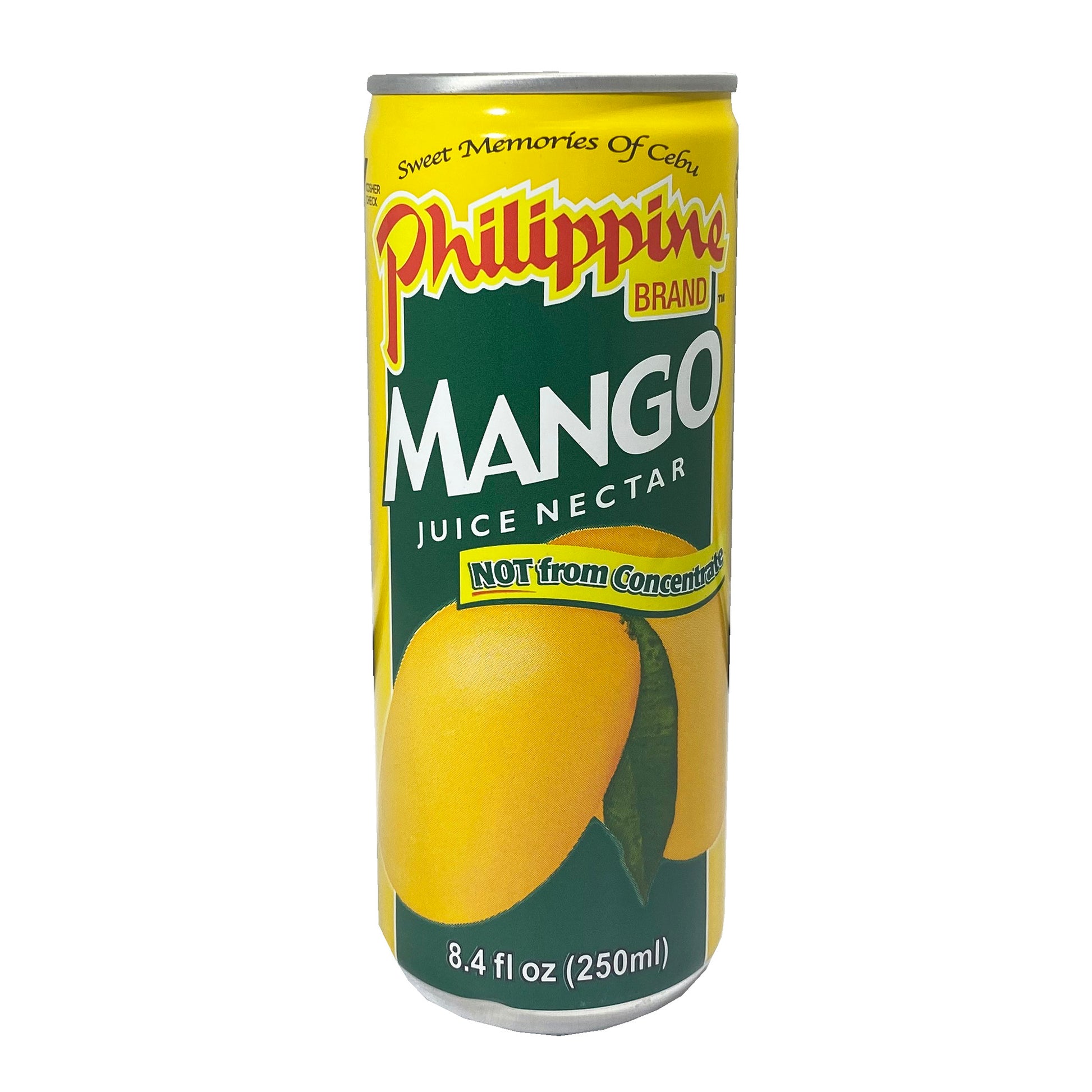 Front graphic image of Philippine Brand Mango Juice 8.4oz