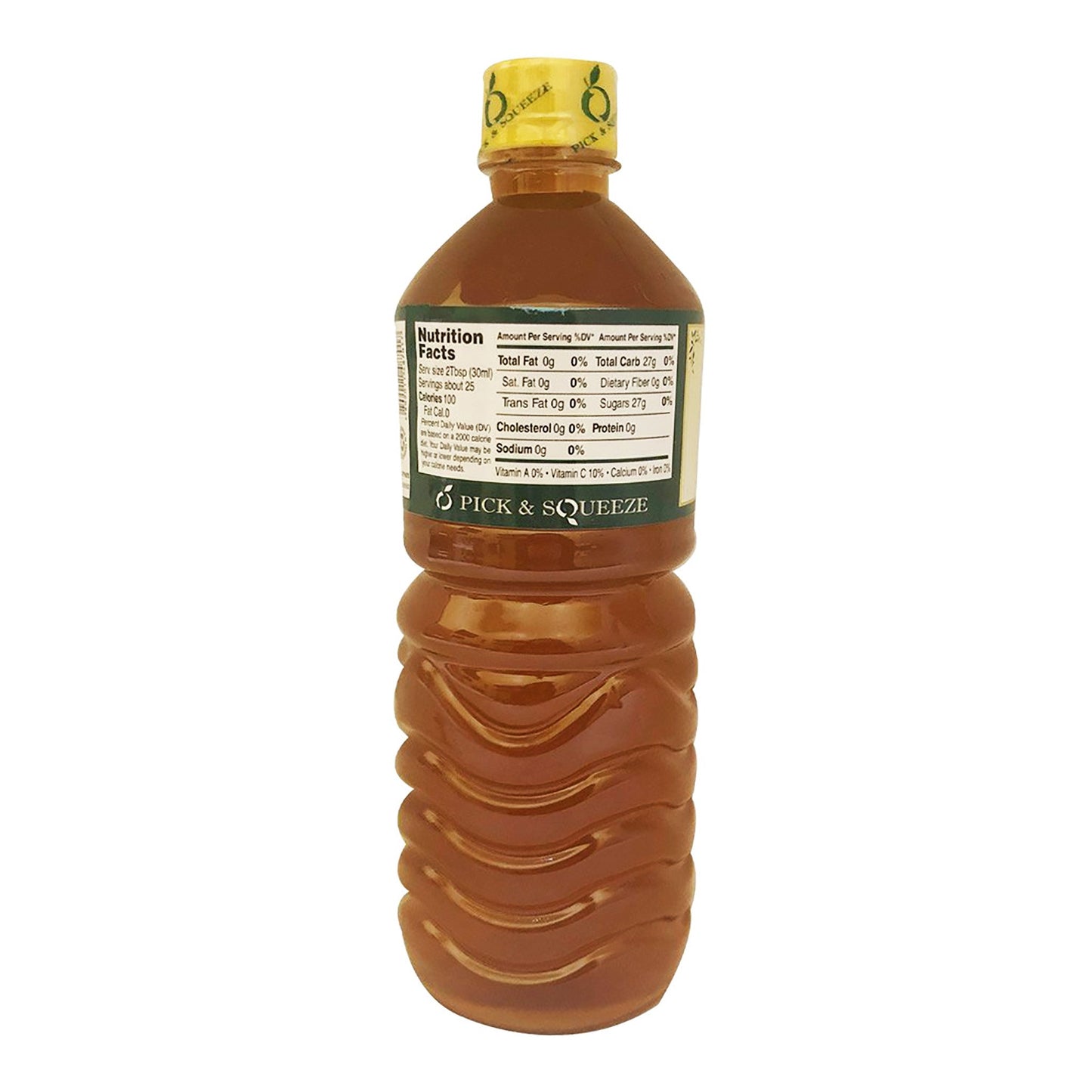 Back graphic image of Pick & Squeeze Kalamansi Concentrate 25oz