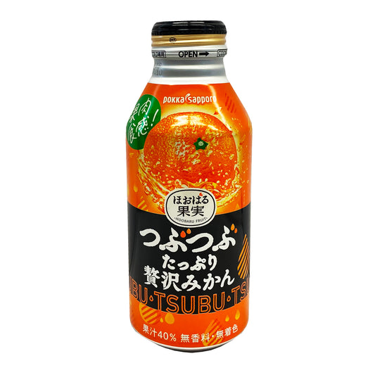 Front graphic image of Pokka Sapporo Orange Juice 14oz (400g)
